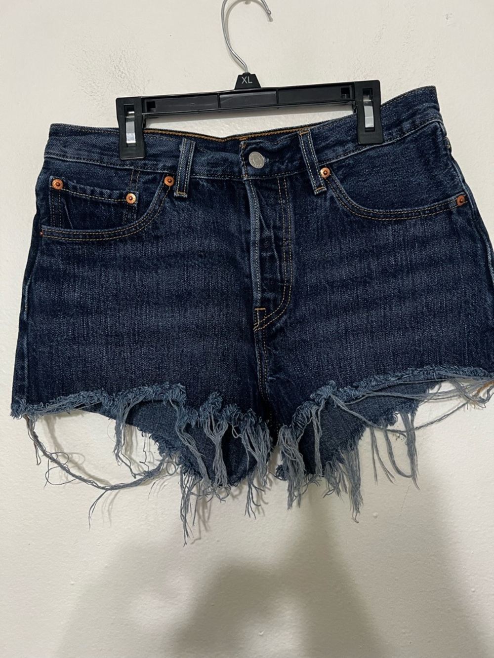Levi's 501 Original Fit Cut-Off Jean Shorts Size 27
